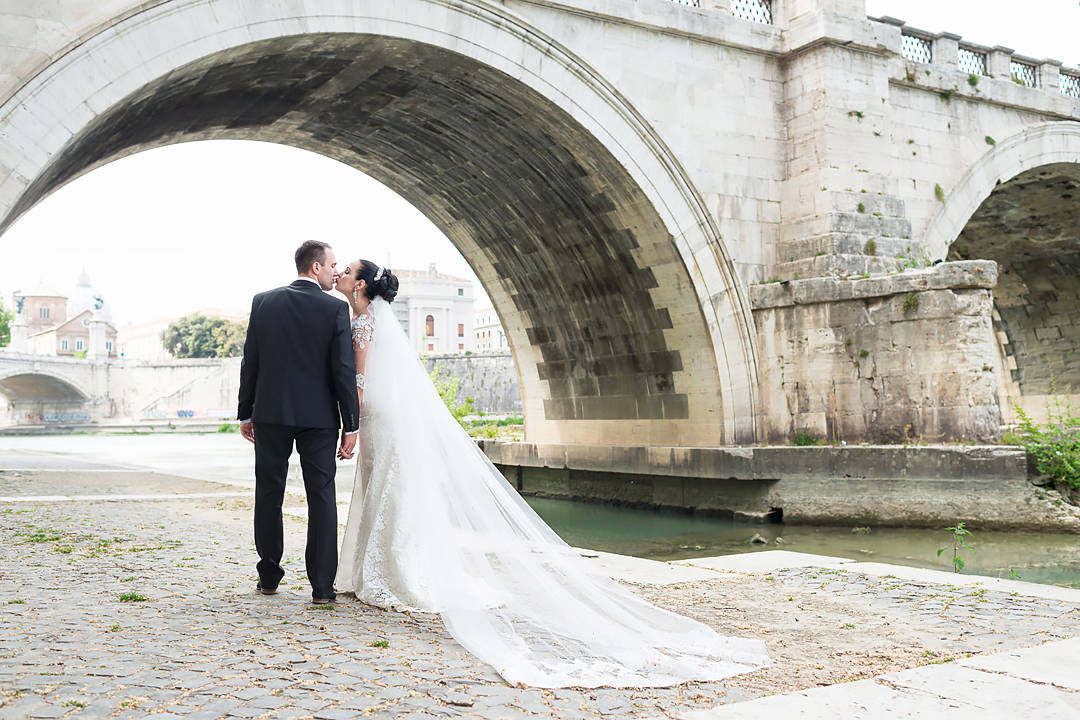 Свадебная фотосессия в Риме, русский свадебный фотограф Рим