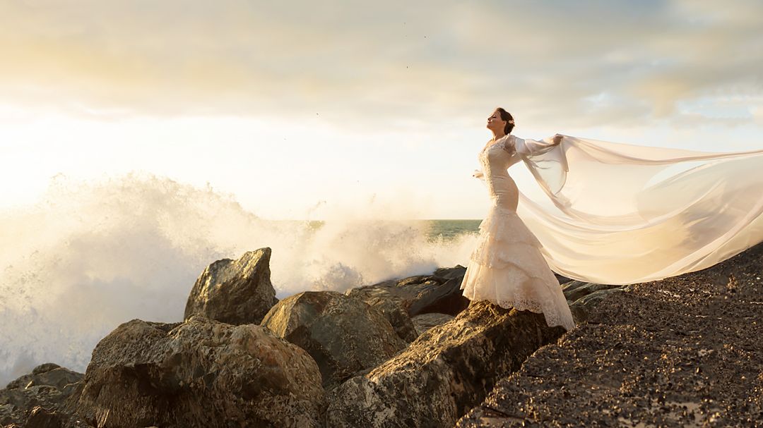 bride and sea liguria