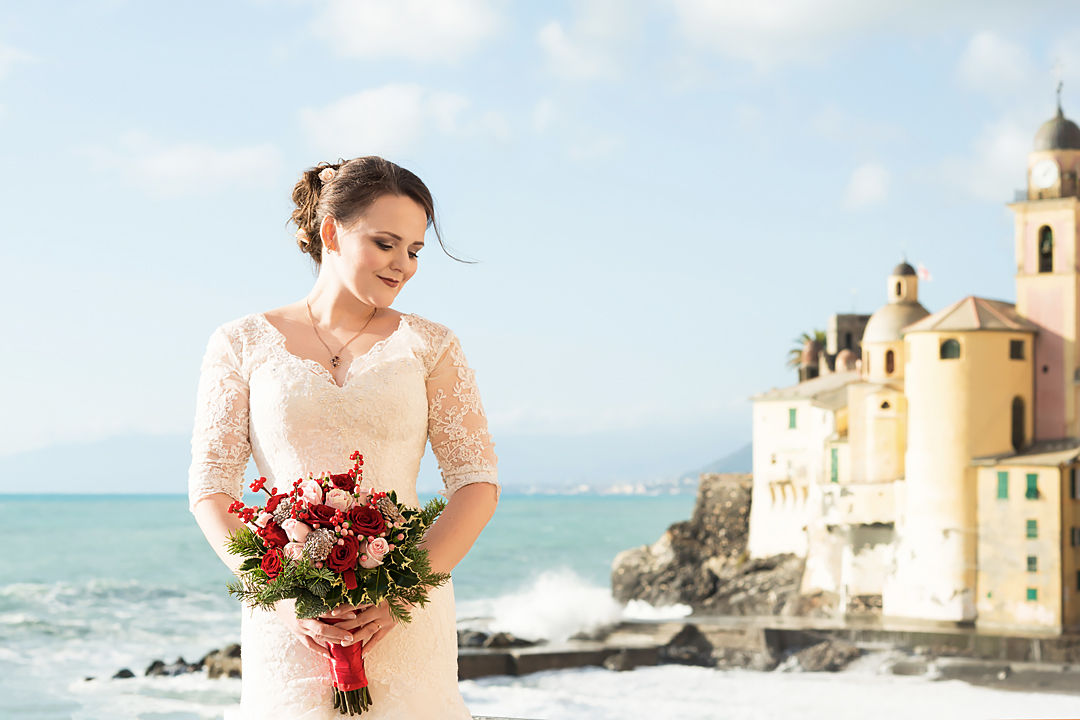 bride wedding in liguria