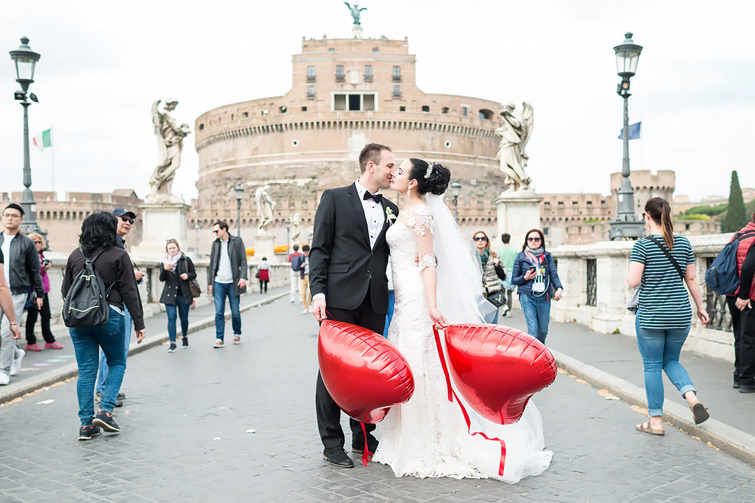 newlyweds rome