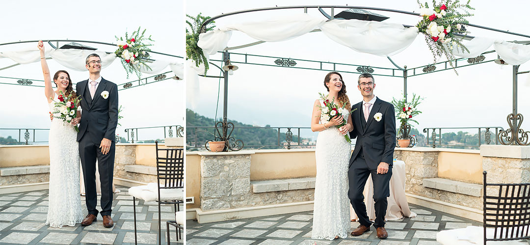 newlyweds taormina sicily