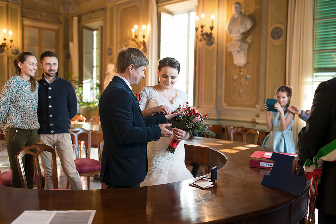 official marriage in camogli