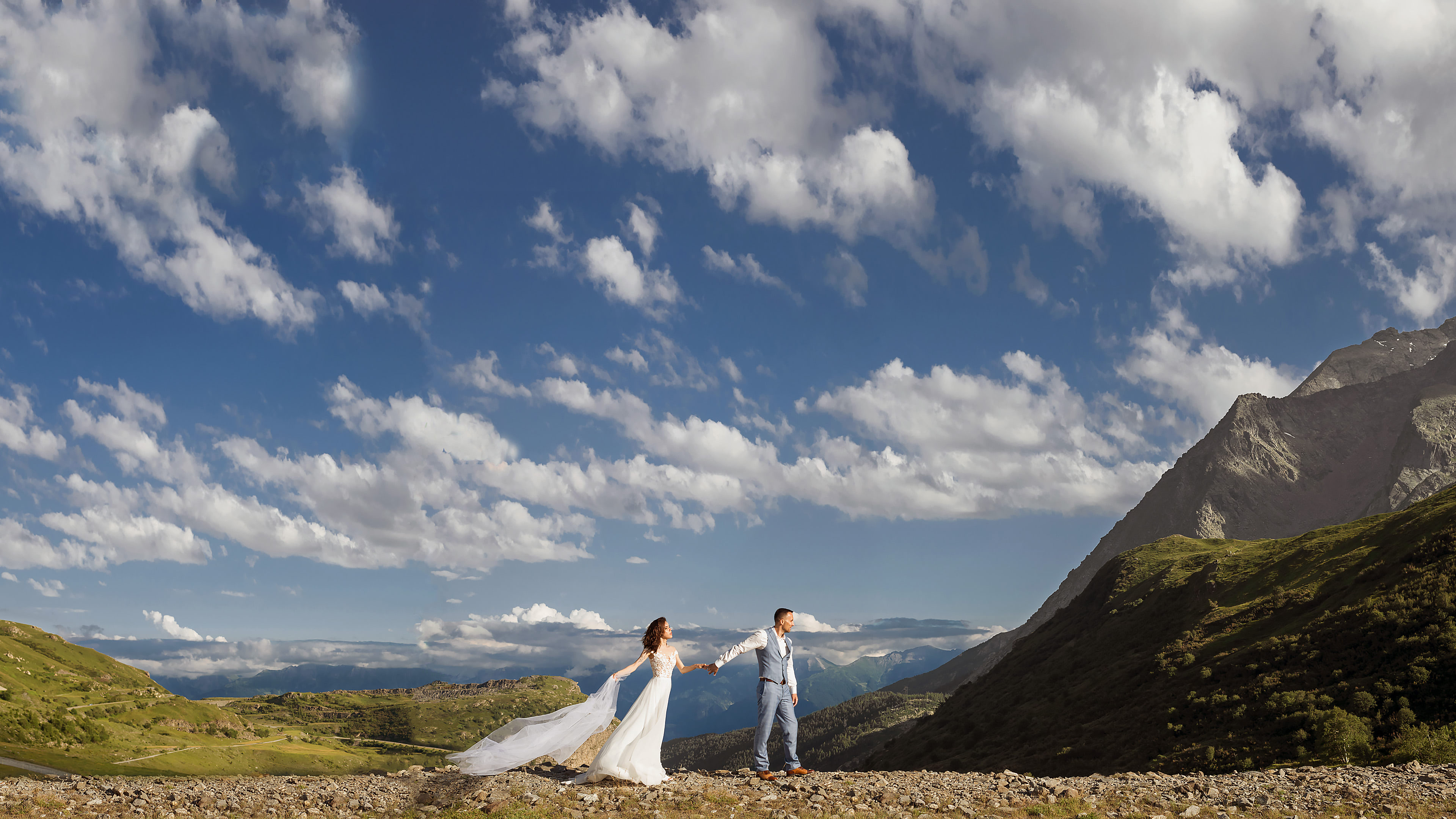 wedding mountain italy