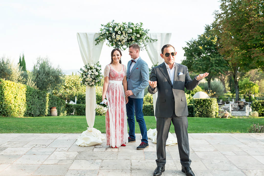 symbolic wedding ceremony in umbria