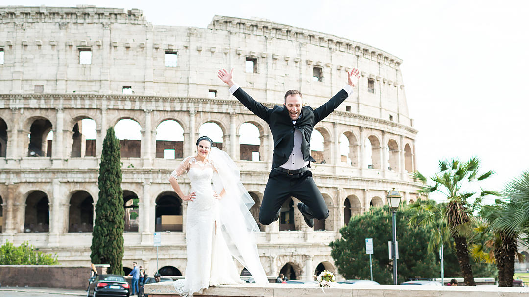 wedding in rome in italy