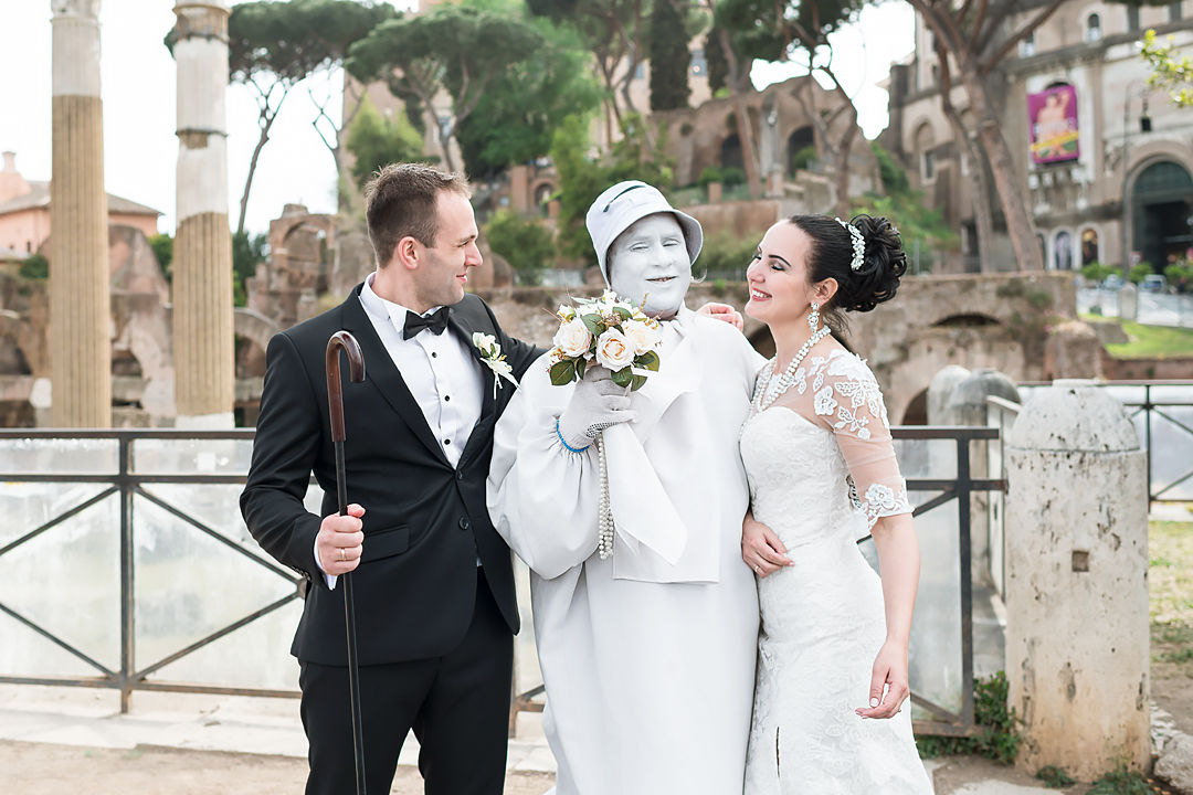 wedding photo shoot in rome