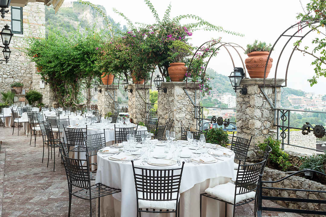 wedding reception in taormina